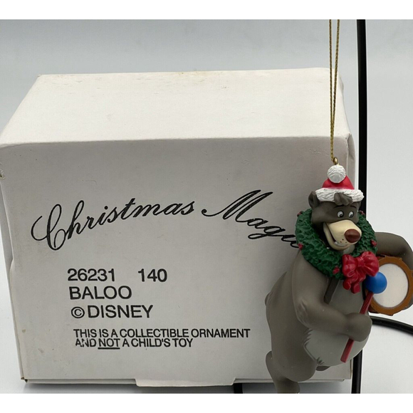 Disney Christmas Magic Ornaments W/Box Baloo Dumbo Dalmatians Set/3 - Picture 10 of 16